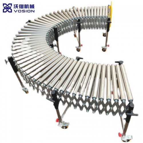 關(guān)于彎道輥筒輸送機的簡述